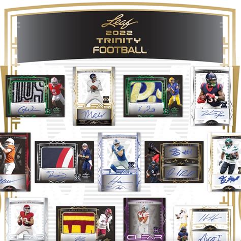 2024 leaf metal football hobby box|2024 leaf trinity checklist.